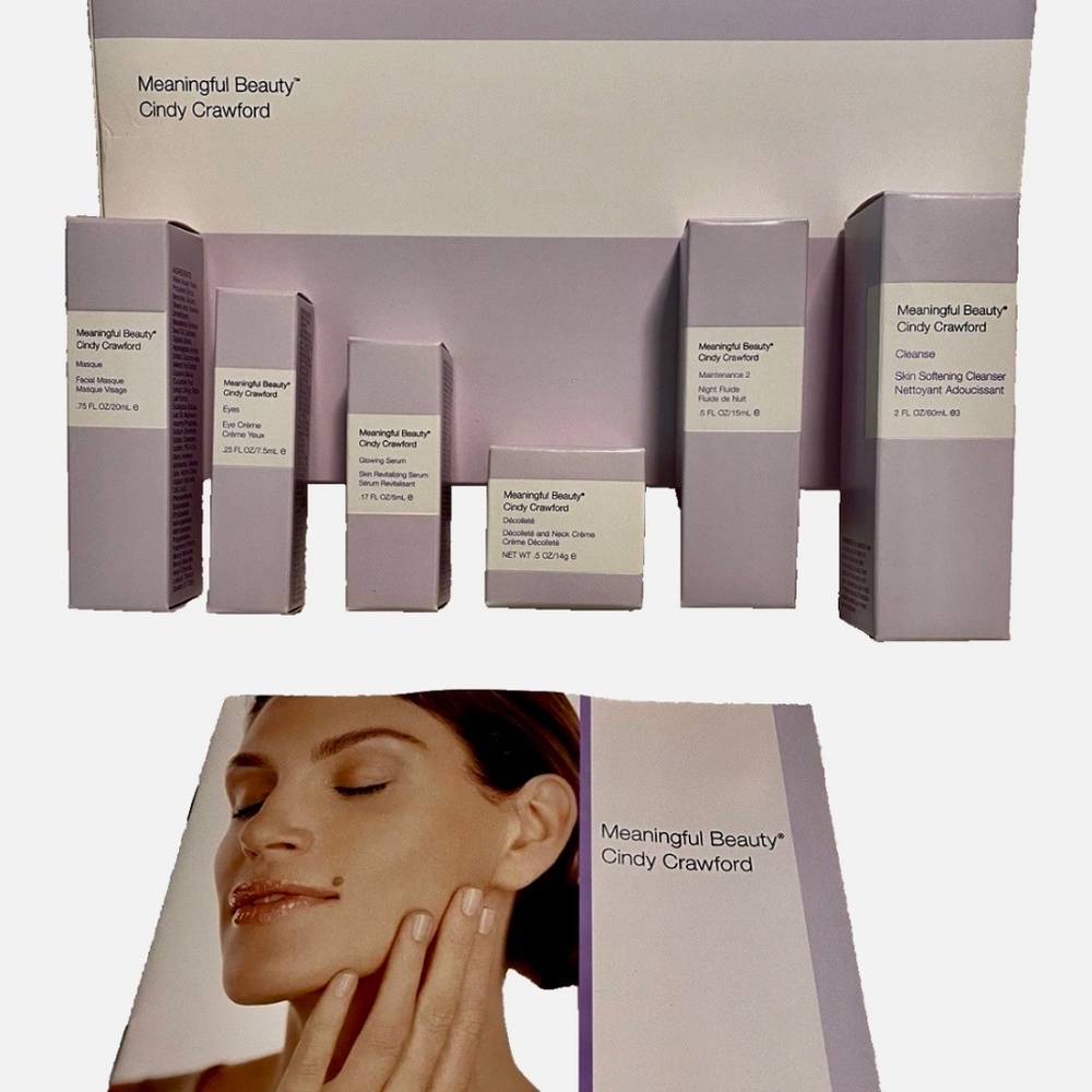 RARE Meaningful Beauty 6 Piece Set Antiaging Lift Hydrate Revitalize Correct NEW